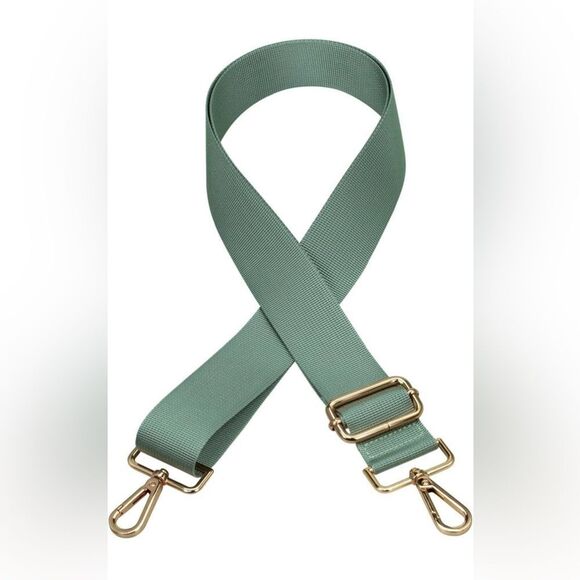 Wide Purse Strap Replacement Crossbody Shoulder Bag Adjustable Green - Picture 1 of 4
